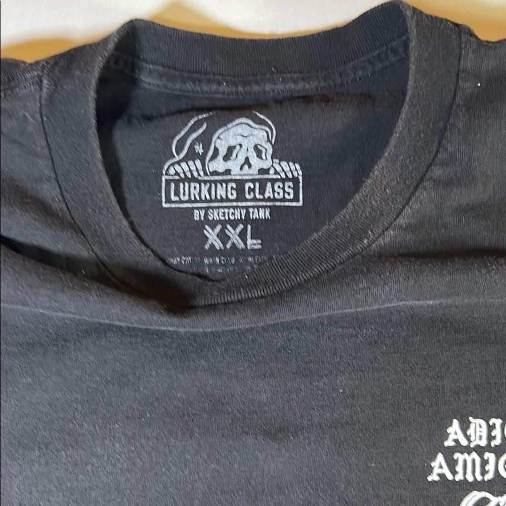 Lurking Class Adios Amigos Black Short Sleeve Tee with Graphic